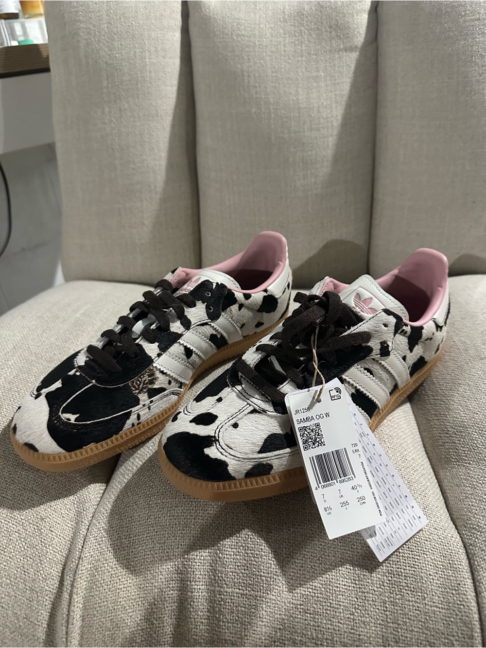 Adidas Cow Print Sambas